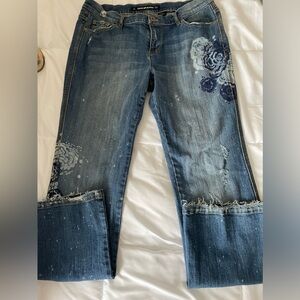 DKNY women’s size 12 “So-Lo-Lita” distressed jeans